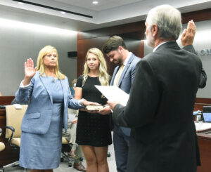 Taking the Oath of Office
